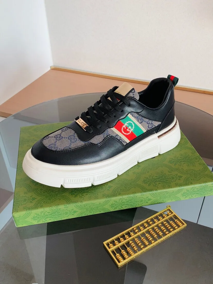 Factory price 400. The new GUCCI (Gucci) is launched at the same time, new men's shoes, 😘fabrics are selected imported cowhide, lining: sheepskin lining. 👍🏿 High-end ☄️ air-cushion molded anti-slip rubber outsole, exquisite lines, simple and elegant, comfortable and high-end for leisure travel. Code number: 38 to 44 (45 can be customized and cannot be returned or exchanged)